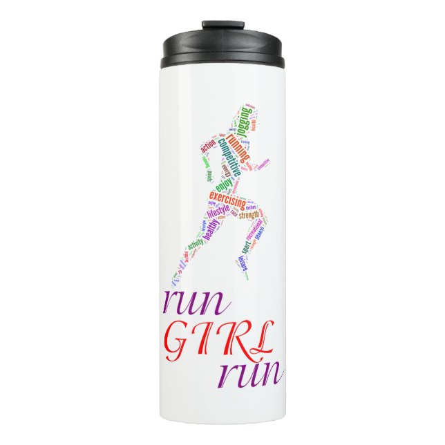 Termo Corre chica, corre (Anverso)