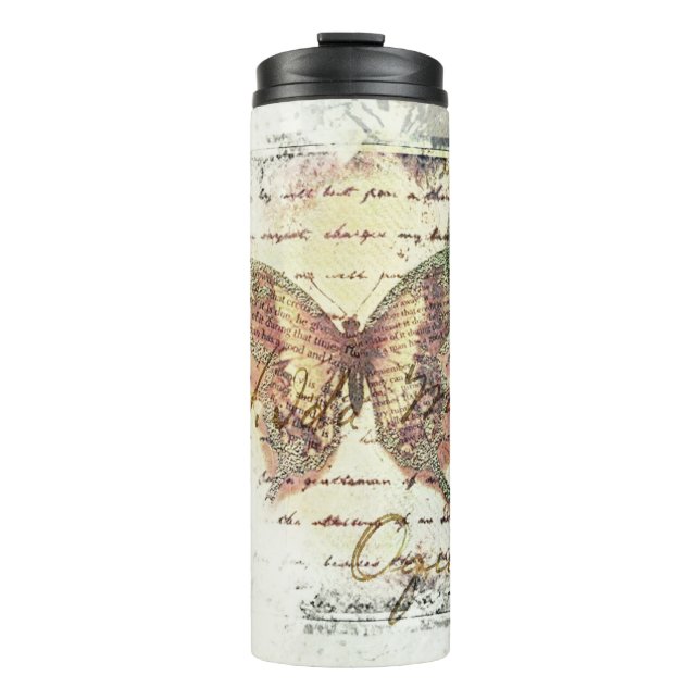 Termo Correo de mariposa vintage (Anverso)