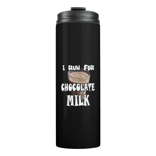 Termo Corro por leche chocolatada Corriendo (Anverso)