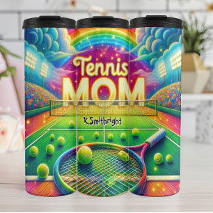 Termo Corte de Mamá del Tenis del Arcoiris