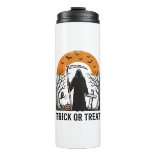Termo Cosechador de Halloween Truco o trato Vintage Espe