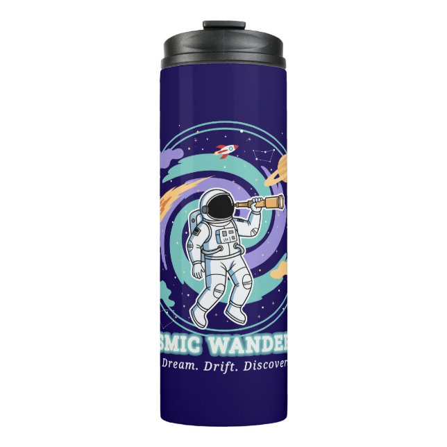Termo Cosmic Wanderer Astronaut Telescop (Anverso)