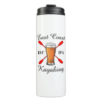 Costa Este Kayak est IPA cerveza Thermal Tumbler