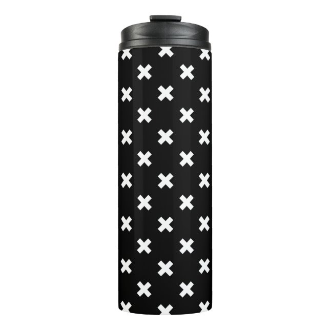 Termo Costillas blancas en negro (Anverso)