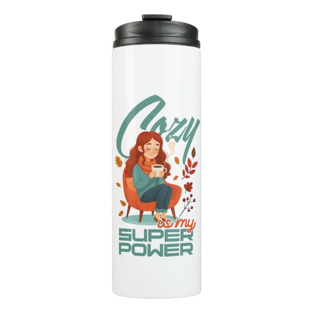 Termo Cosy Superpower Vibes Tumbler (Anverso)