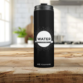 Termo Cota de Agua del Sol Radiante con Barra de Buen Dí
