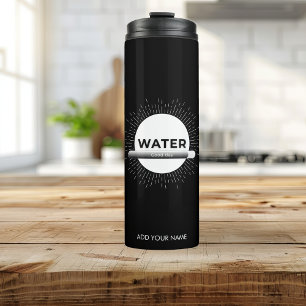 Termo Cota de Agua del Sol Radiante con Barra de Buen Dí