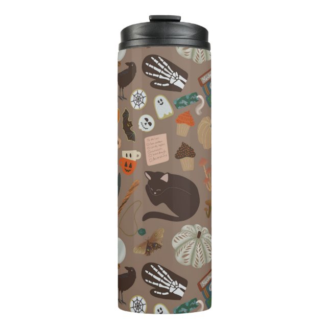 Termo Cottagecore de Halloween (Anverso)