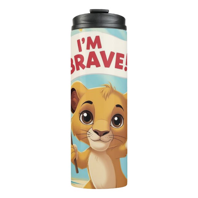 Termo Courageous Little Dog with a Bandage (Anverso)