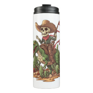 Termo Cowboy Skull Jurásico - Dino Rodeo divertido