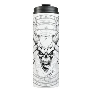 Termo Cráneo Arcano Divino de la Muerte Tumbler Termal B