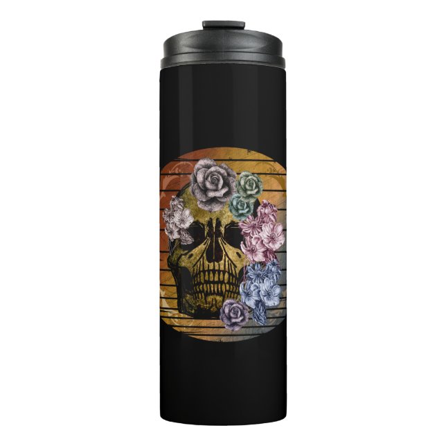 TERMO CRÁNEO FLORAL VINTAGE (Anverso)