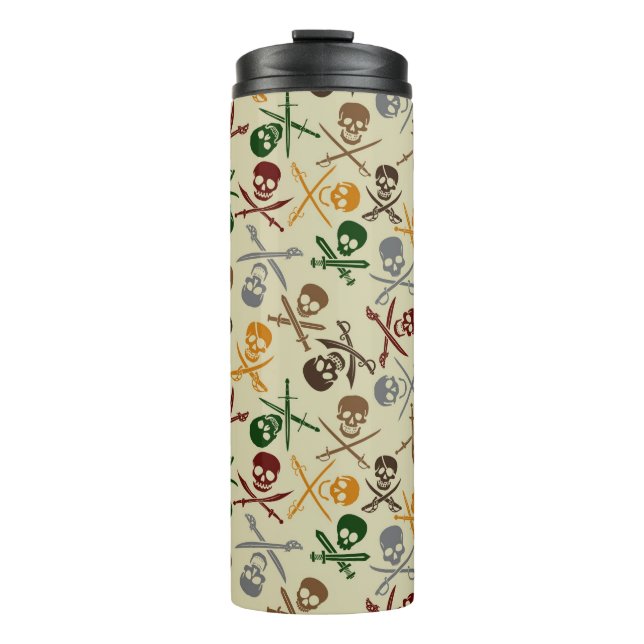 Termo Cráneos del pirata con las espadas cruzadas (Anverso)