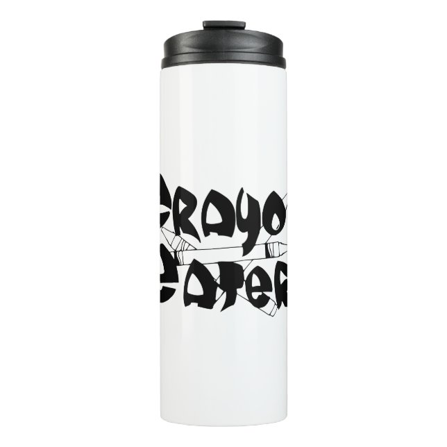 Termo Crayon Eater #USAPatriotGraphics ©WhiteTigerLLC. (Anverso)
