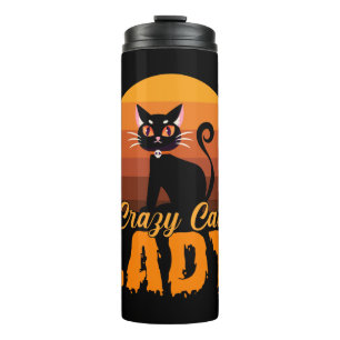 Termo Crazy Cat Lady Halloween