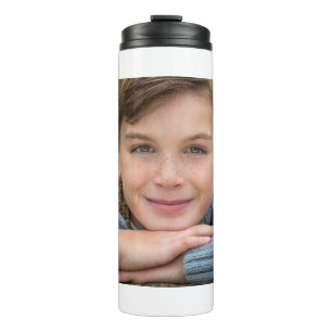 Termo Crea tu propia foto de hijo personalizada doble ca