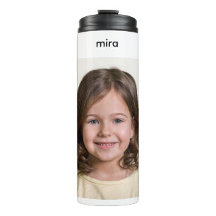 Termo Crea tu propia foto de niño personalizada