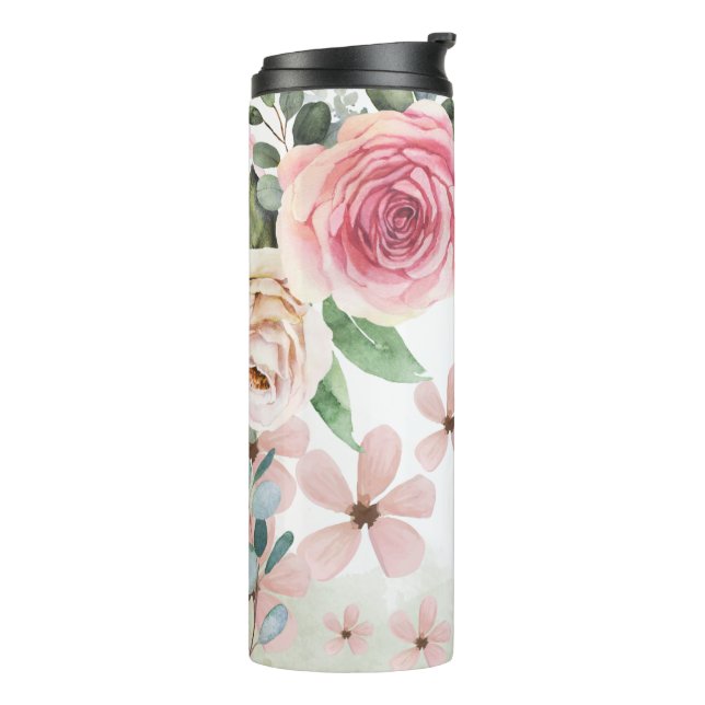 Termo Crea tus propios Rosas y flores silvestres (Rotado hacia la izquierda)