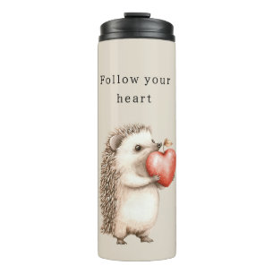 Termo Cream Hedgehog Apple Heart