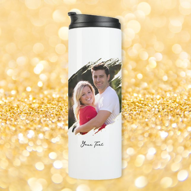 Termo Crear Personalizado Acero Doble Pared Foto Viaje d (Create Custom Steel Double Wall Photo Text Travel Thermal Tumbler)