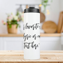 Termo Crear su propio presupuesto de caligrafía