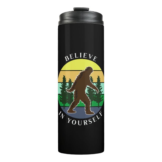 Termo Creer en ti mismo | Pie grande del atardecer (Anverso)