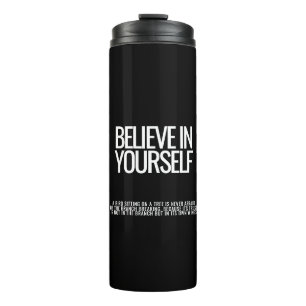 Termo Creer en ti mismo Tumbler térmico motivacional