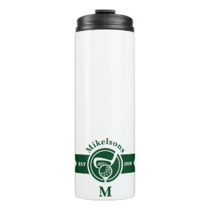 Termo Crestá de Monograma Personalizado de Golf Clásico