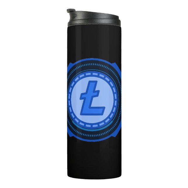 TERMO CRIPTOMONEDA LITECOIN (Rotado hacia la derecha)