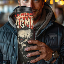 Termo Criptozoología Criptológica Vintage Dogman Retro