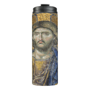 Termo Cristo Pantocrador Mosiac Icónico Religioso Romano