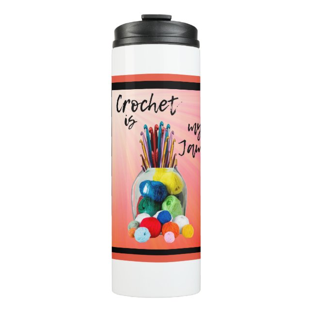 Termo Crochet es mi Jam Thermal Tumbler (Anverso)