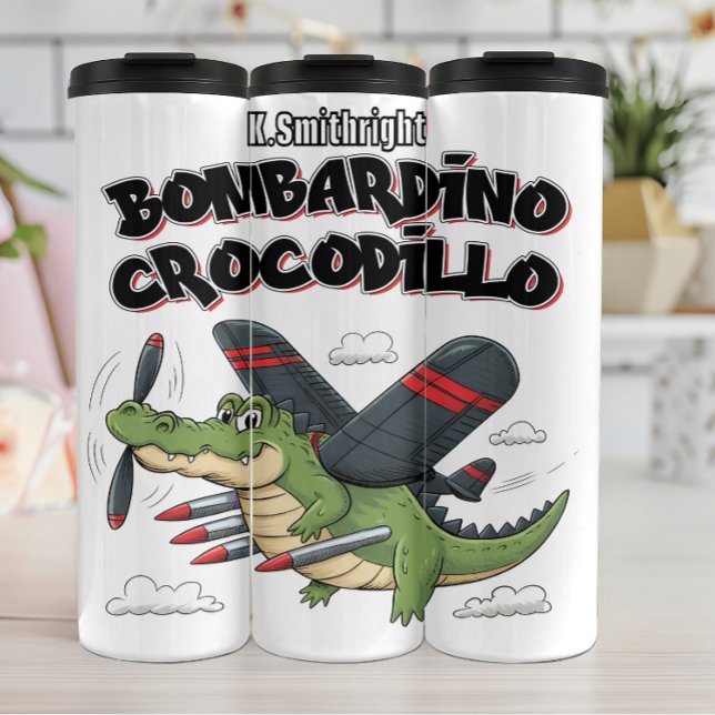 Termo Crocodile Bombardino Crocodillo (Subido por el creador)