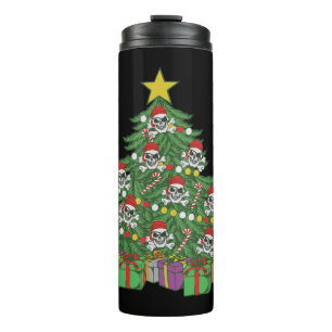 Termo Crossbone del árbol de Navidad pirata