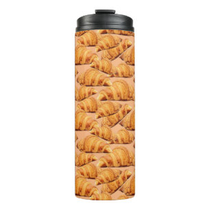 Termo Cruasán dorado, panadería sin fisuras.