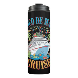 Termo Crucero Cinco De Mayo México Barco Mexicano Fiesta