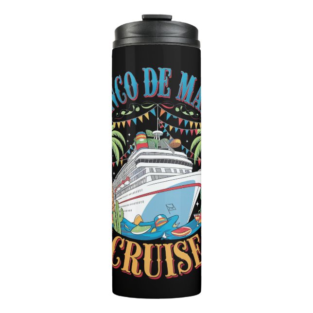Termo Crucero Cinco De Mayo México Barco Mexicano Fiesta (Anverso)