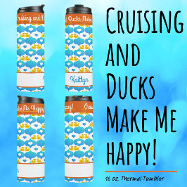 Termo Crucero y patos me hacen feliz vacaciones personal