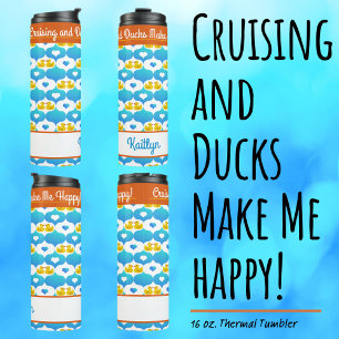 Termo Crucero y patos me hacen feliz vacaciones personal