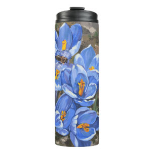 Termo Cruces azules y una abeja