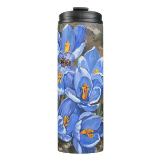 Termo Cruces azules y una abeja