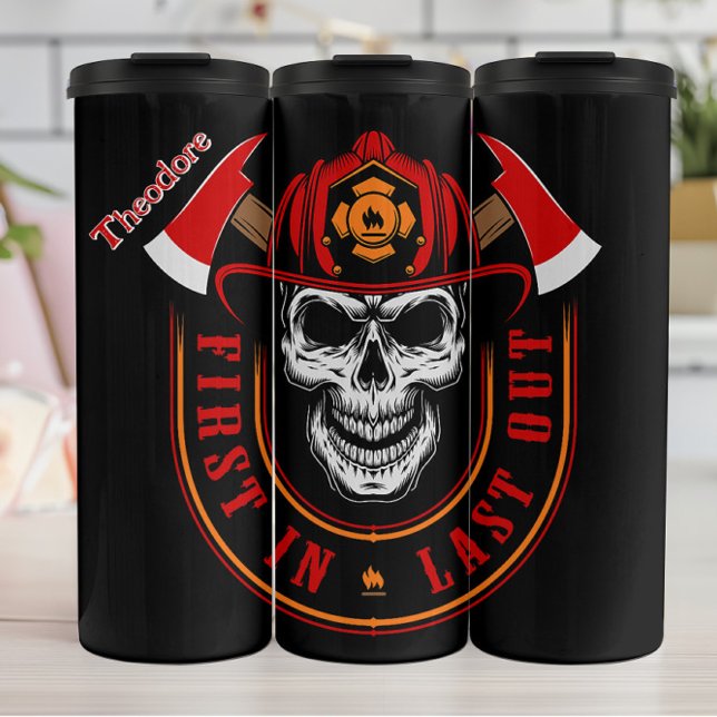 Termo Cruz de Malta de cráneo de bombero (Subido por el creador)