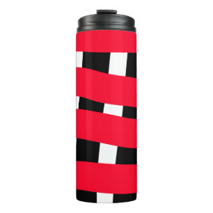 Termo Cruz negra roja tablero de damas regalo hombre chi