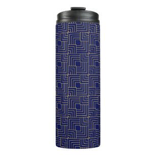 Termo Cuadrados azules