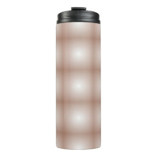Termo Cuadrados geométricos con degradado Mocha Mousse B