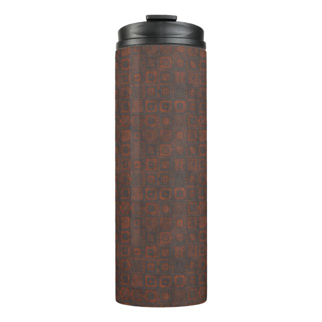 Termo Cuadrados Metalizado Rustos (Anverso)