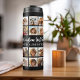 Termo Cuadrícula de 28 Collages de fotos - Texto manuscr (Personalized Thermal Tumbler - Add Photos, Text - Customize Completely in the Advanced Design Area)