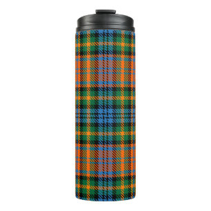 Termo Cuadro de Tartán Clan Murray Naranja Azul