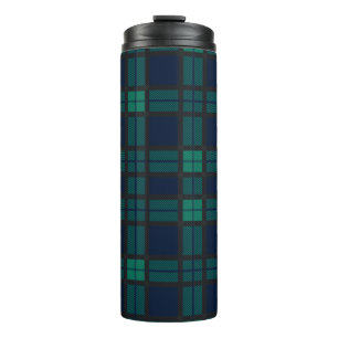 Termo Cuadro Escocés Clan Escocés Black Watch Azul Negro