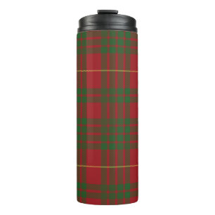 Termo Cuadro Escocés Clan MacTavish Rojo Verde